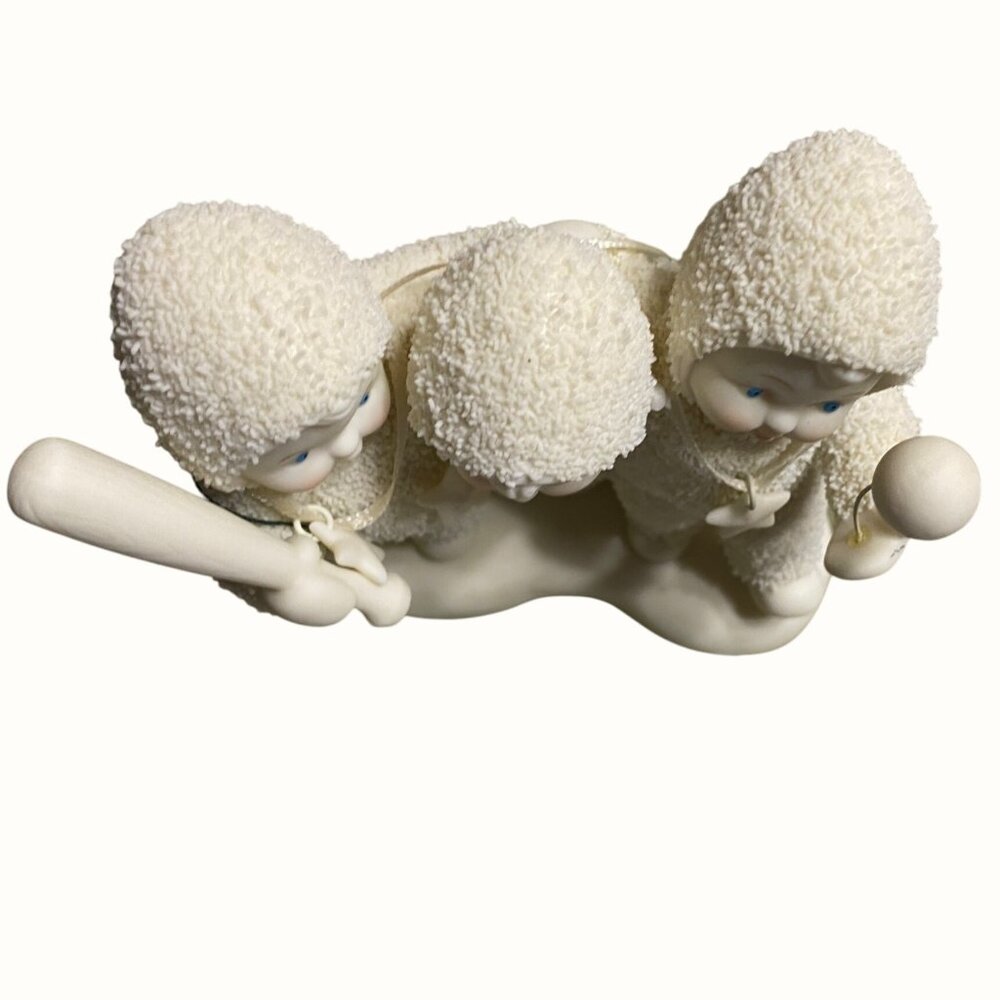 Department 56 Snowbabies Good Sports Good Friends Collectible Figurine Rare - Picture 7 of 7